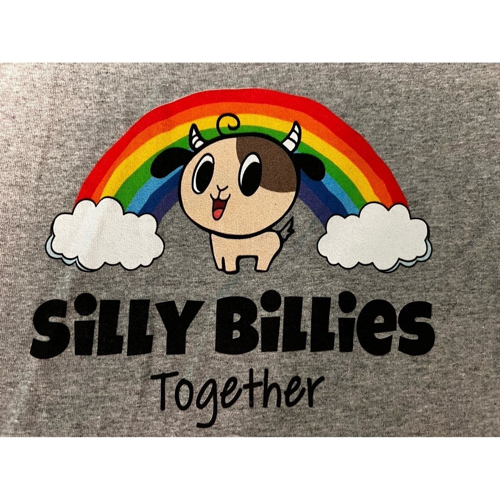 Adorable Silly Billies Together Pride Shirt Size Unisex XS Wms or M/L Kids